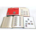 Channel Islands stamp collection in three albums from earlies to 1980's period, plus two SG, GB