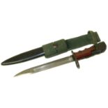 Enfield No.7 rifle bayonet and scabbard Condition reports are not available for Interiors sales.