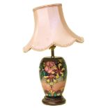 Moorcroft lamp and shade Condition reports are not available for Interiors sales.