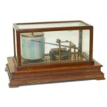 Early 20th century barograph in mahogany glazed case. Condition reports are not available for