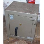 Dudley steel safe 49 x 41 x 55cm complete with key Condition reports are not available for Interiors