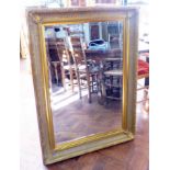 19th century style gilt framed wall mirror. Condition reports are not available for Interiors