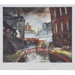 After William Turner "Princess Street, Manchester", signed and numbered 7/200 in pencil in margin,