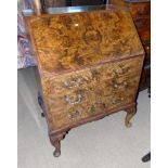 Early 20th century walnut bureau Condition reports are not available for Interiors sales.