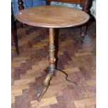 Inlaid circular tripod table Condition reports are not available for Interiors sales.