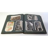 Victorian/ Edwardian post card album Condition reports are not available for our Interiors Sales