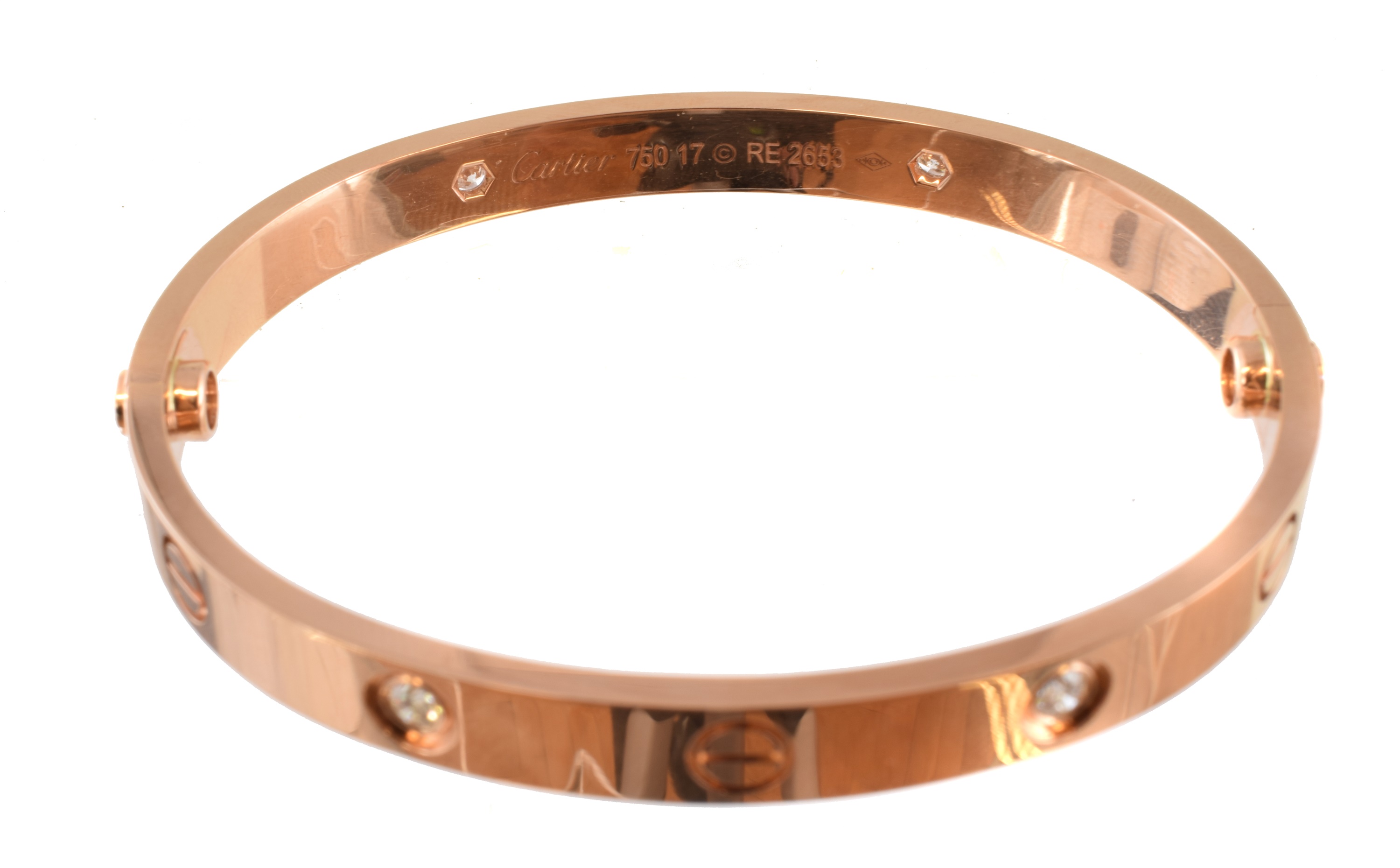 A Cartier diamond LOVE bangle, - Image 2 of 2