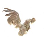 A 1960's silver figure of a cockerel,