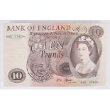 One hundred consecutive Series "C" Portrait Issue (January 1967), Ten Pounds banknotes (100).