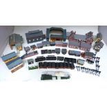 A quantity of Hornby and Rovex model Railways mainly station buildings Condition reports not