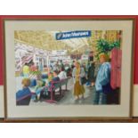 D Sheen Crewe Station watercolour Condition reports not available for this auction