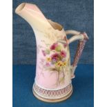 Royal Worcester tusk jug 24cm high Condition reports not available for this auction