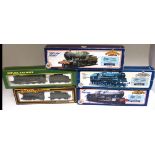 3 boxed Bachmann OO gauge steam locos B.R. Class 4, 4-6-0 standard loco, Cardigan Castle (4087),