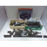 59 Lengths of OO gauge track and a quantity of curved track etc and turntable Condition reports