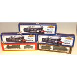 5 Boxed OO gauge steam locos Hornby G.W.R 2-8-0 class (2844), Mainline railways 4-6-0 , manor