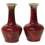 Pair Cobridge ware vase Condition reports not available for this auction