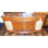 20th century mahogany breakfront cabinet Condition reports not available for this auction