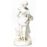 Art Union Parian figure of a Mother and Child Condition reports not available for this auction