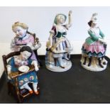 Four Contra Boehme tobacco porcelain jars the largest measures 25.5cm high Condition reports not