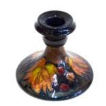 Moorcroft candlestick Condition reports not available for this auction