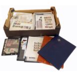 Carton of All World Stamps in stockbooks on album pages stockcards and loose with much mint