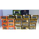 22 boxed Hornby, Mainline, Bachmann, Dapol and replica railways goods wagon Condition reports not