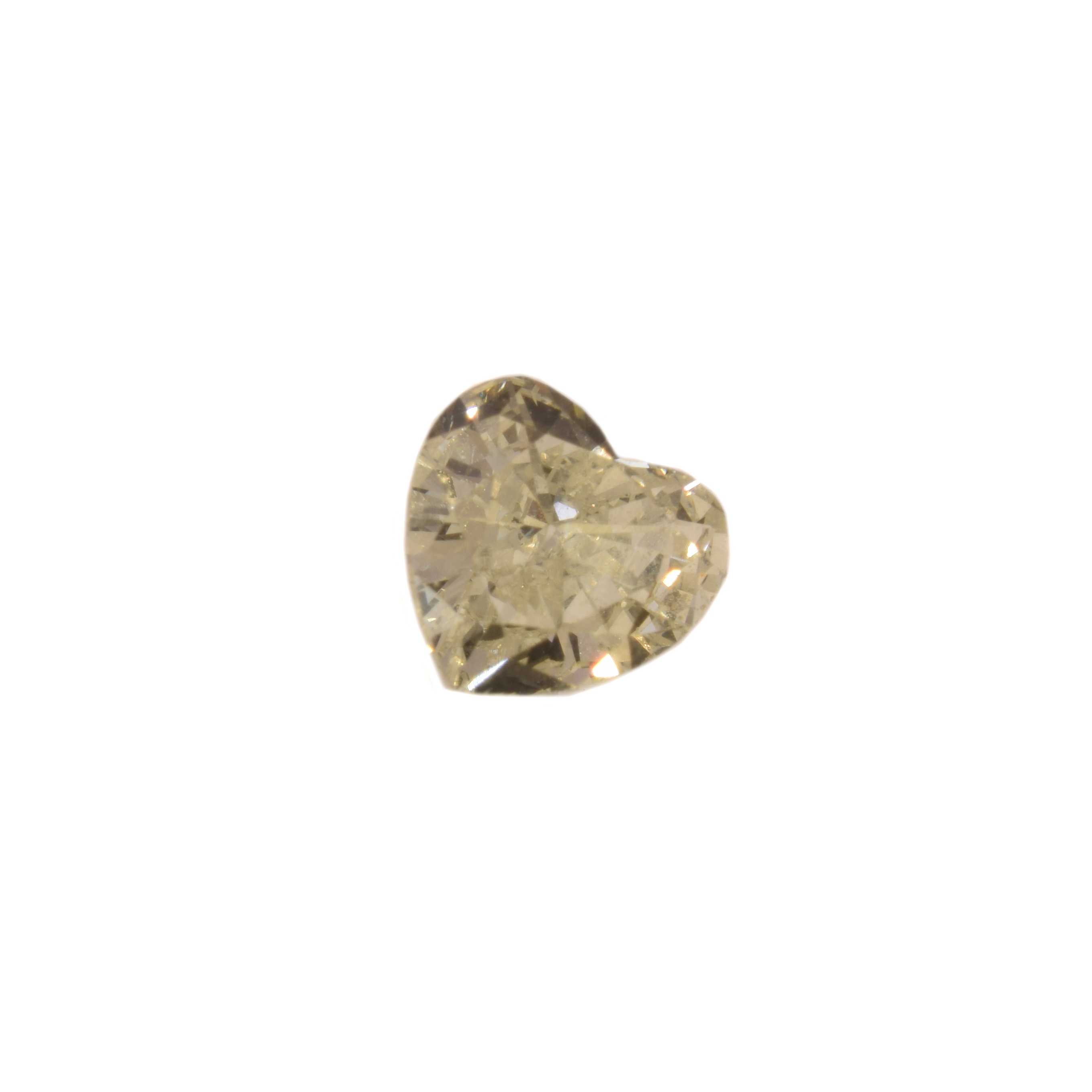 A loose heart cut diamond weighing 0.40ct, - Image 2 of 2