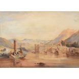 Selim Rothwell, Lake Maggiore, watercolour.