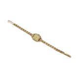 A 1960s ladies 9ct gold Tissot 'Stylist' wristwatch,