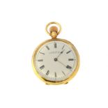 An 18ct gold Waltham open face pocket watch,