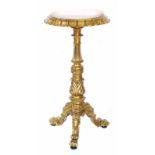 19th century gesso occasional table