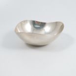 A Danish sterling silver bowl, of circular form with shaped edge, by A Dragsted Copenhagen, weight
