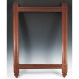 A pair of Victorian Gothic oak picture frames, inside dimensions 28ins x 21insCondition Report: Both