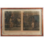 After Alken, engraved by J Harris, Fores's Contrasts, three 19th century aquatint, The Driver 1832 -