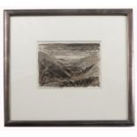 John Piper, pen and ink wash, Cwm Pennant to Llandrillo, 4.25ins x 5.5ins (D)Condition Report: The