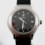 Hublot, a gentleman's stainless steel MDM Geneve wristwatch 1990s, reference 1710.1-410126, with