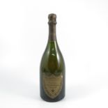 A bottle of Moet Chandon Champagne, Curvee Dom Perignon vintage 1985