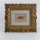 James Stinton, watercolour of a partridge, 2.25ins x 3.5insCondition Report: Foxing to around the