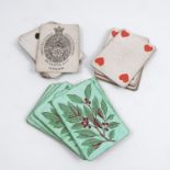 An Antique pack of De La Rue & Co London playing cards, fifty-two cards decorated to the reverse