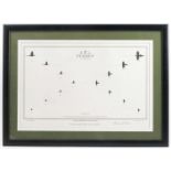 A Purdey Gun & Rifle Makers limited edition lead and distance print, number 018, signed in ink by