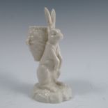 A glazed Royal Worcester model, briar rabbit, unmarked, af, height 5insCondition Report: One ear