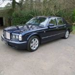 Bentley Arnage Red Label, registered 1.3.2000, approximately 28,000 miles, MOT to 7.10.19, blue