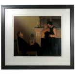 Jack Vettriano, limited edition colour print, Beautiful Losers II, 175/275, signed, 23ins x