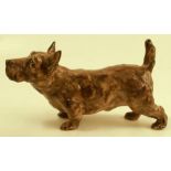 A Royal Doulton model, of a Scottish Terrier, model number HN989, height 4insCondition Report: