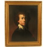 David Tassell, oil on board, a portrait of Rembrandt after the original, 17.5ins x 13.5ins