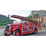 A restored 1931 Leyland Lioness HY1801 Fire Engine. Straight 6 8.8 litre. Class winner London-