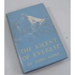 The Ascent of Everest, by John Hunt, signed by Tenzing Norgay, Sir Edmund Hilary, Charles Wylie &