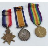 55683 PTE CA. CPL. A.F Farmer R.A.M.C, three World War One service medals, all engraved