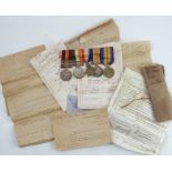 13547 PTE. W. Kendrick R. FUS. A collection of military memorabilia to include a group  World War