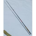 A Leeda deluxe Performance fibreglass fly fishing rod